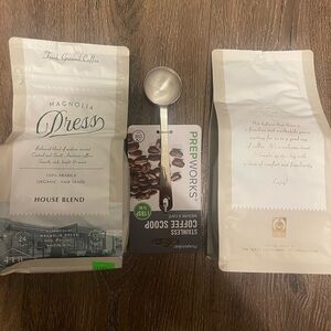 Magnolia Press Coffee and Prepworks Scoop Set. 2 coffee and 1 scoop